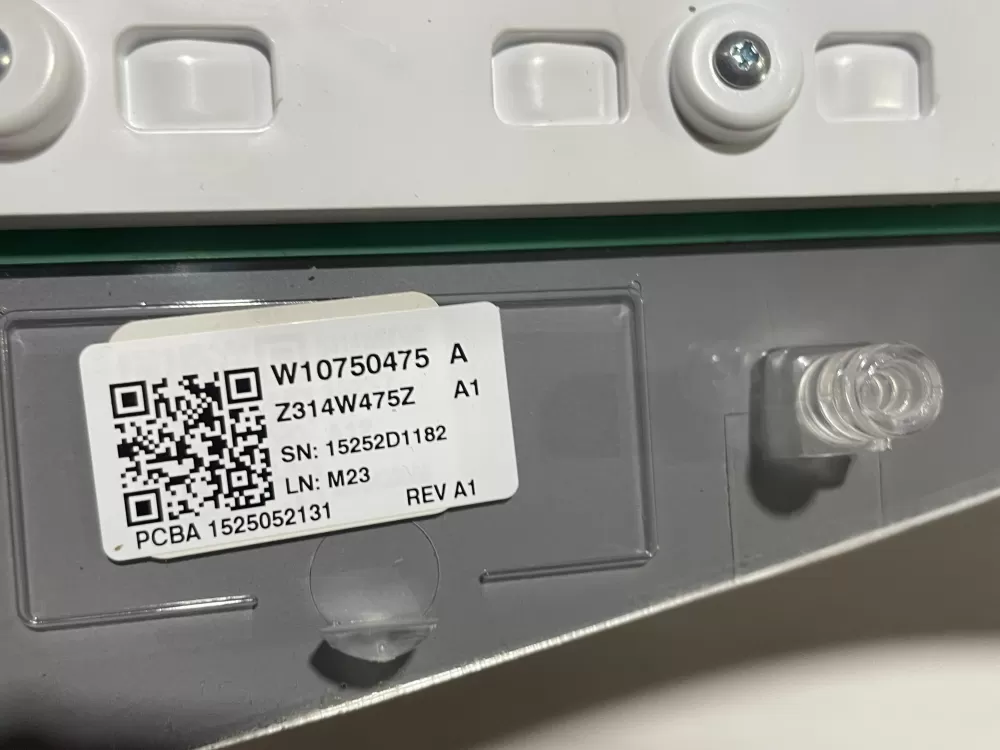 Whirlpool AP6024018 W10433082 W10750475 Washer Control Panel AZ142770 | Wmv549