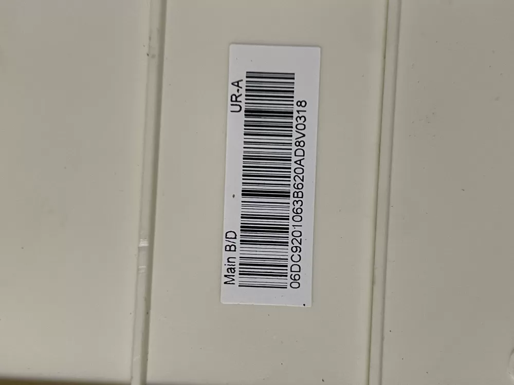 Samsung DC92-01063B Washer Control Board Main PCB Assembly AZ44214 | WMV388