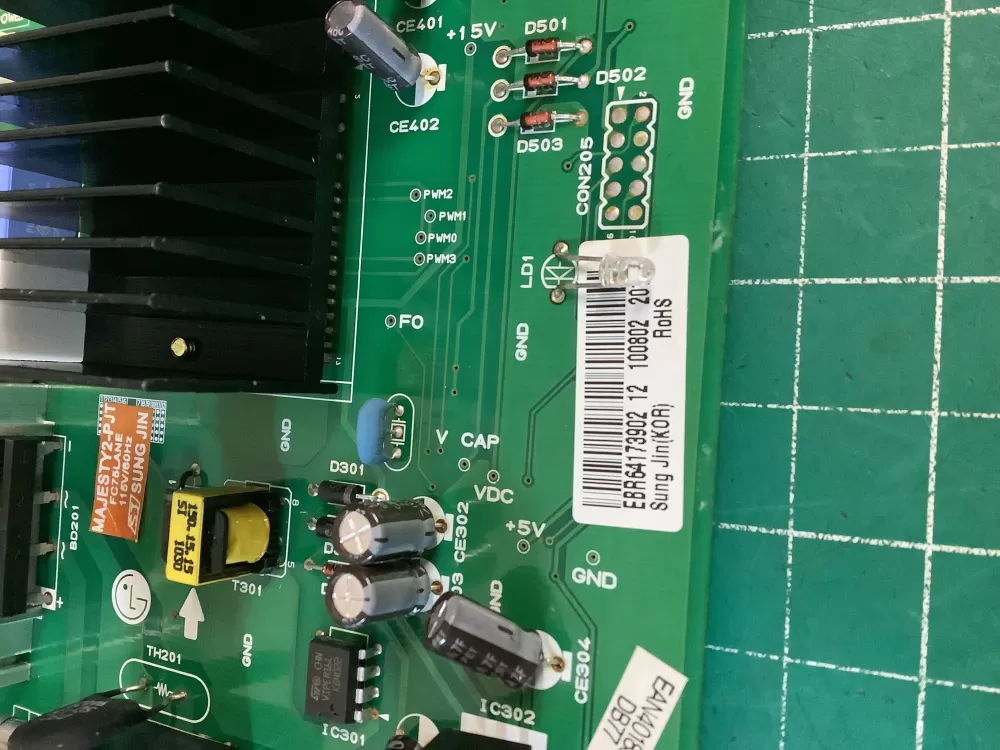 Kenmore LG EBR64173902 Refrigerator Electronic Control Board AZ224381 | NR140