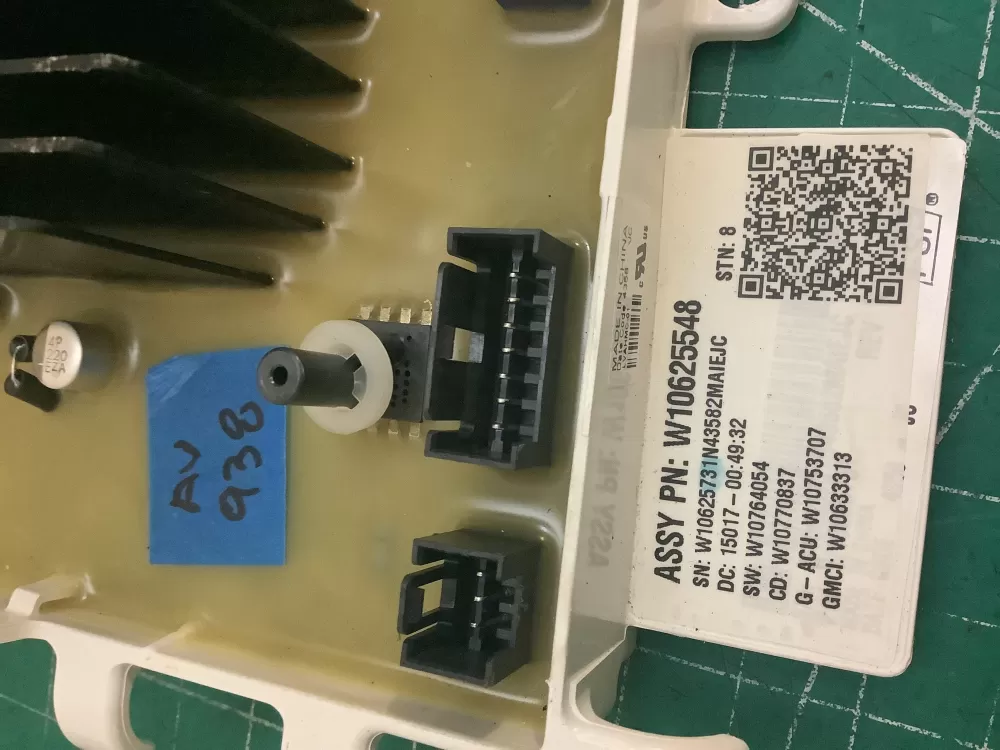 Whirlpool W10625548 W10812418 W11030475 Washer Control Board AZ221732 | ARV938