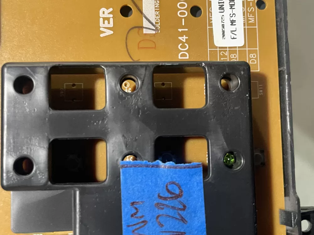 Samsung DC92-01646A DC94-04582A Washer UI Control Board AZ163597 | Wmv117