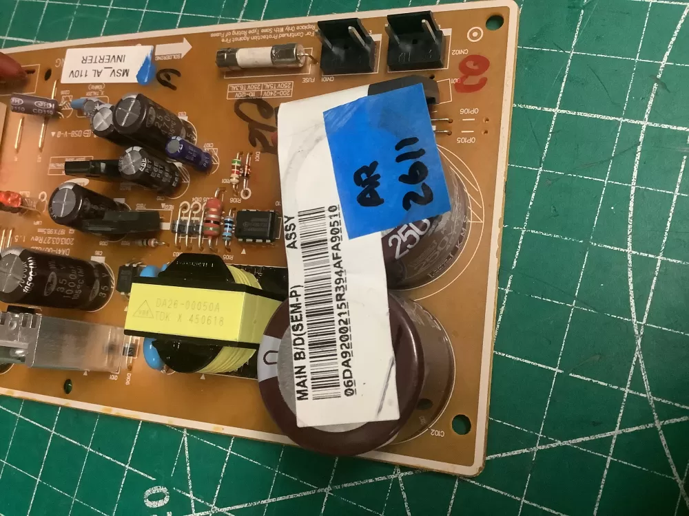 Samsung DA92 00215R Refrigerator Control Board Inverter AZ202201 | AR2611