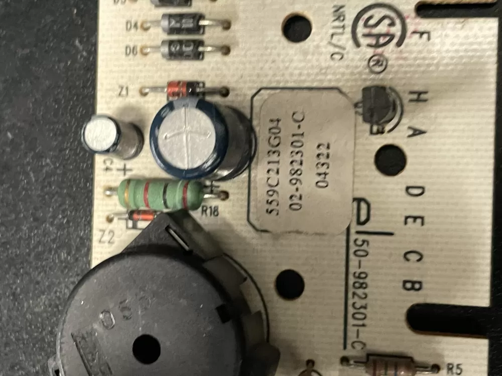GE 559C213G05 50-982301- 50-982301- Dryer Control Board AZ7724 | WM1615