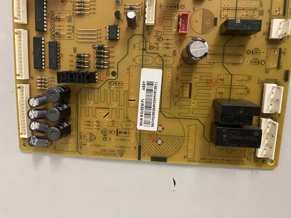 Samsung DA92 00384N Refrigerator Control Board AZ204597 | BK2139