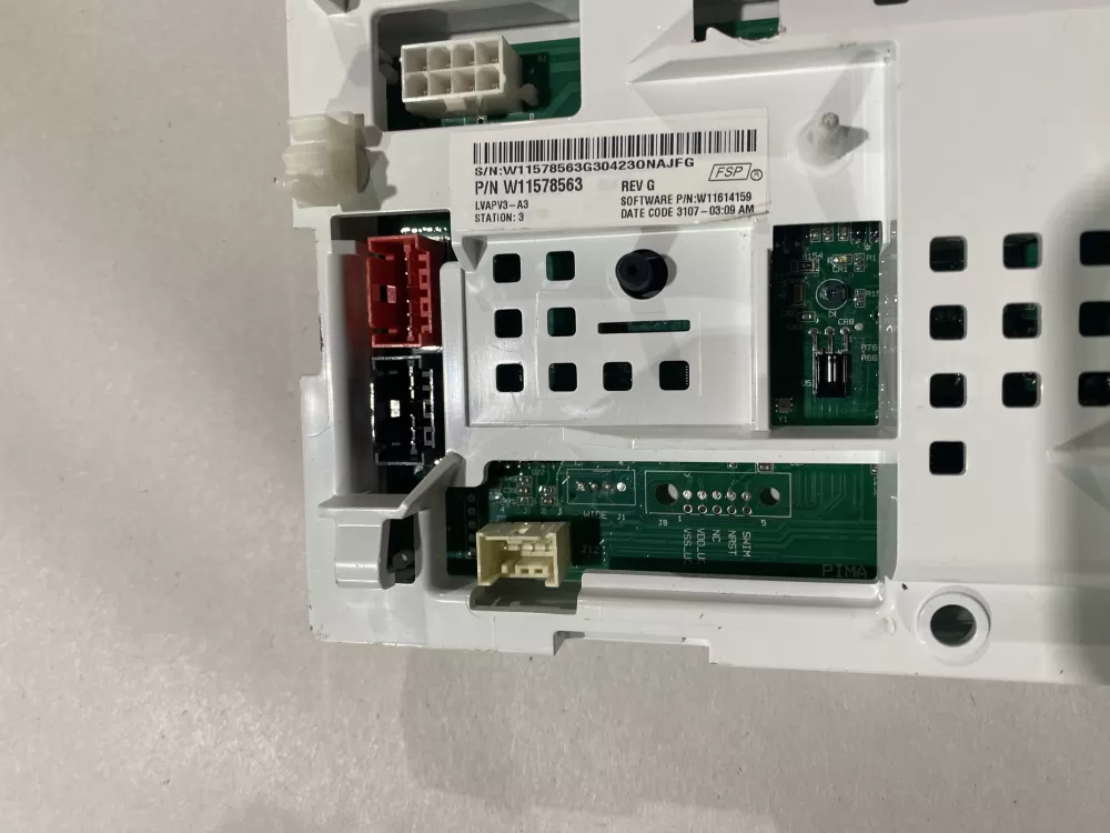 Whirlpool Amana W11578563 W11607637 Washer Control Board Main AZ146282 | BK2454