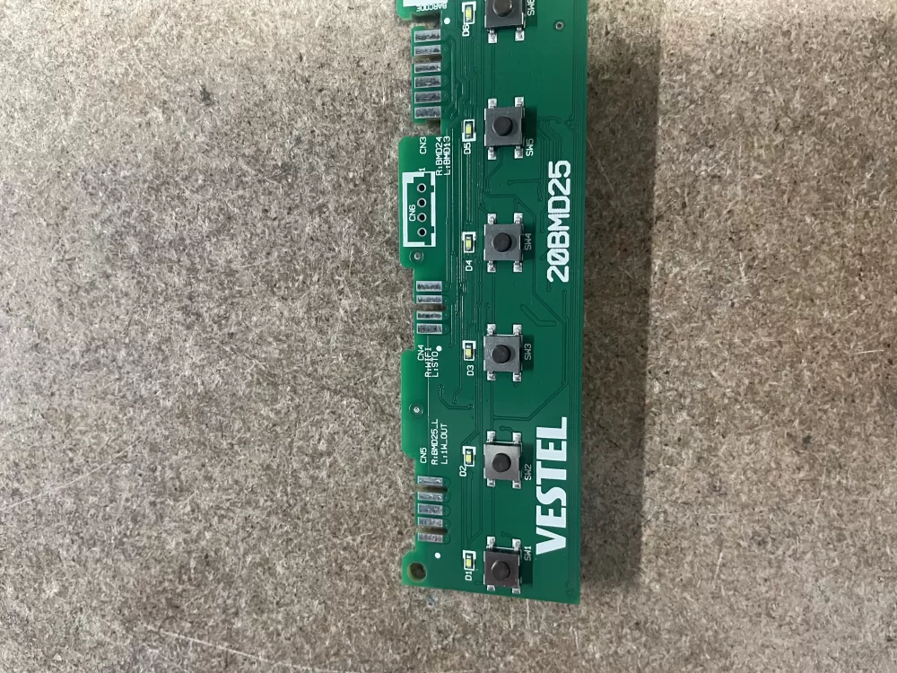 Vestel 20BMD25 Dishwasher Control Board AZ19276 | KM980