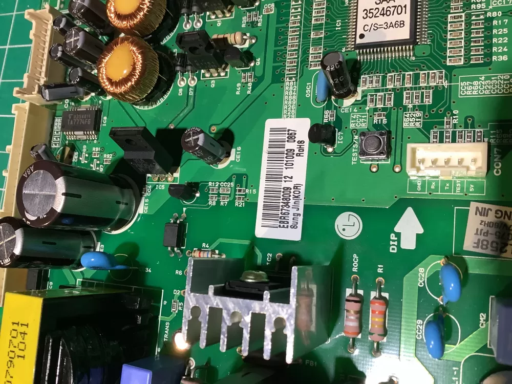 LG EBR67348009 Refrigerator Control Board AZ133016 | NR1913