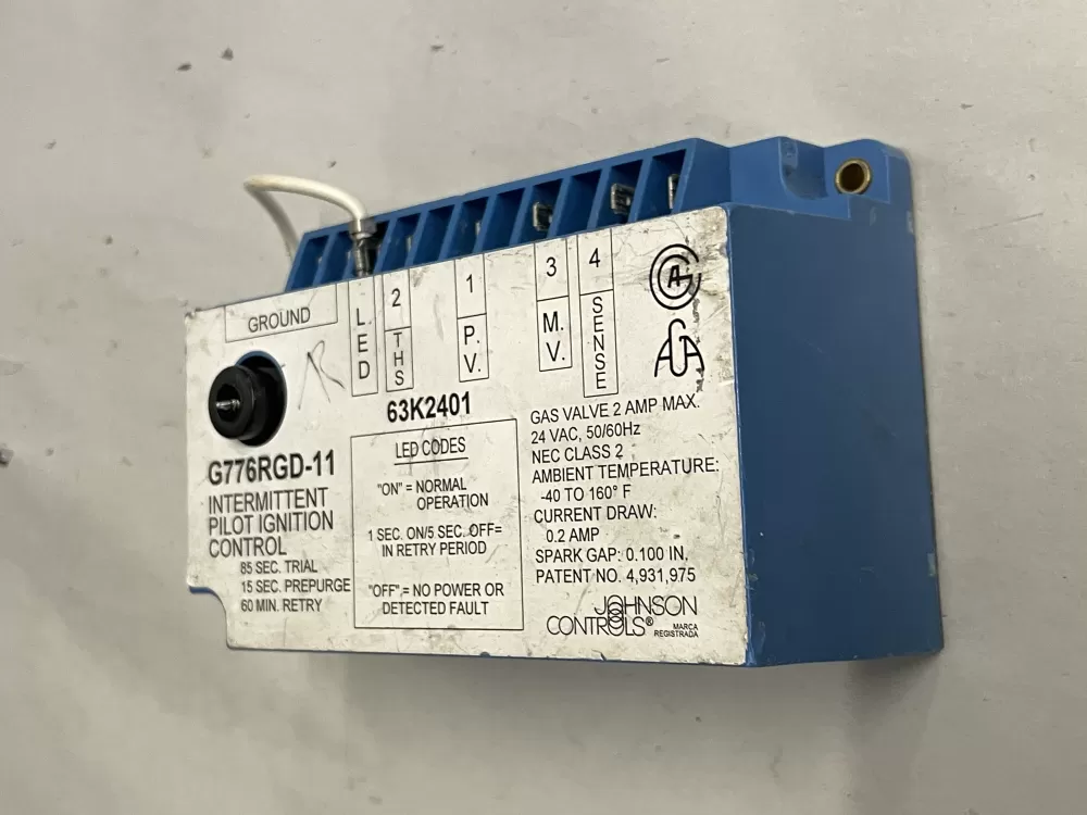 Lennox G776RGD-11 Intermittent Pilot Ignition Control Board AZ216971 | Wm1030