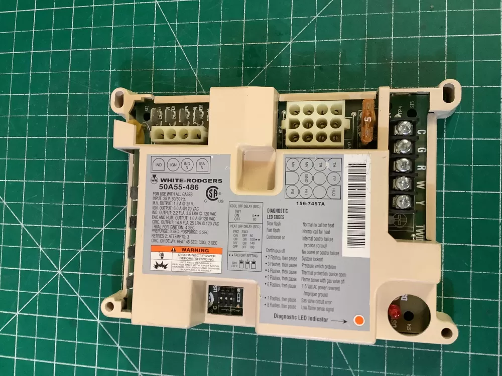 White Rodgers  Trane 156-7457A Furnace Control Board