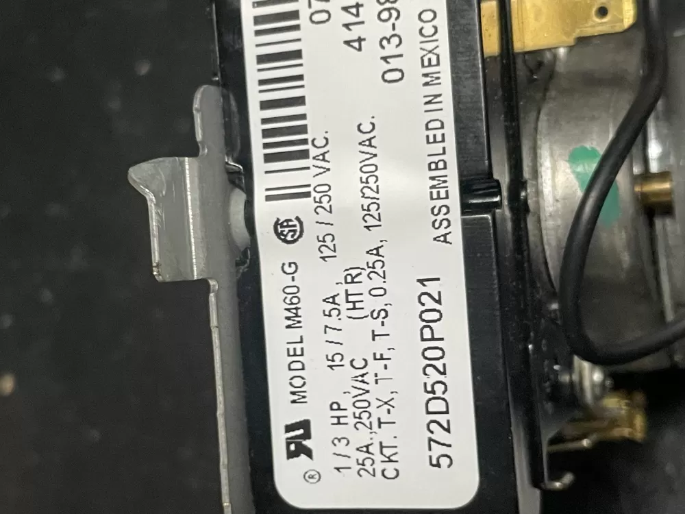 GE 572D520P021 WE4M271 Dryer Timer AZ22780 | WM1220