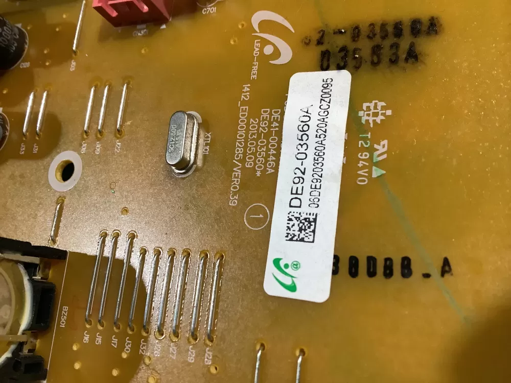 Samsung DE92-03560A Microwave Control Board AZ141762 | NR1112