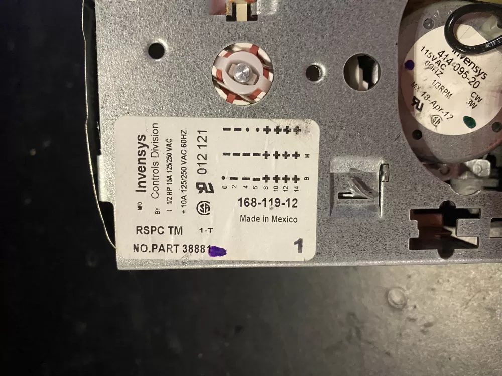 Amana AP4047498 545286 38881 PS2040330 Washer Timer AZ25081 | BK22