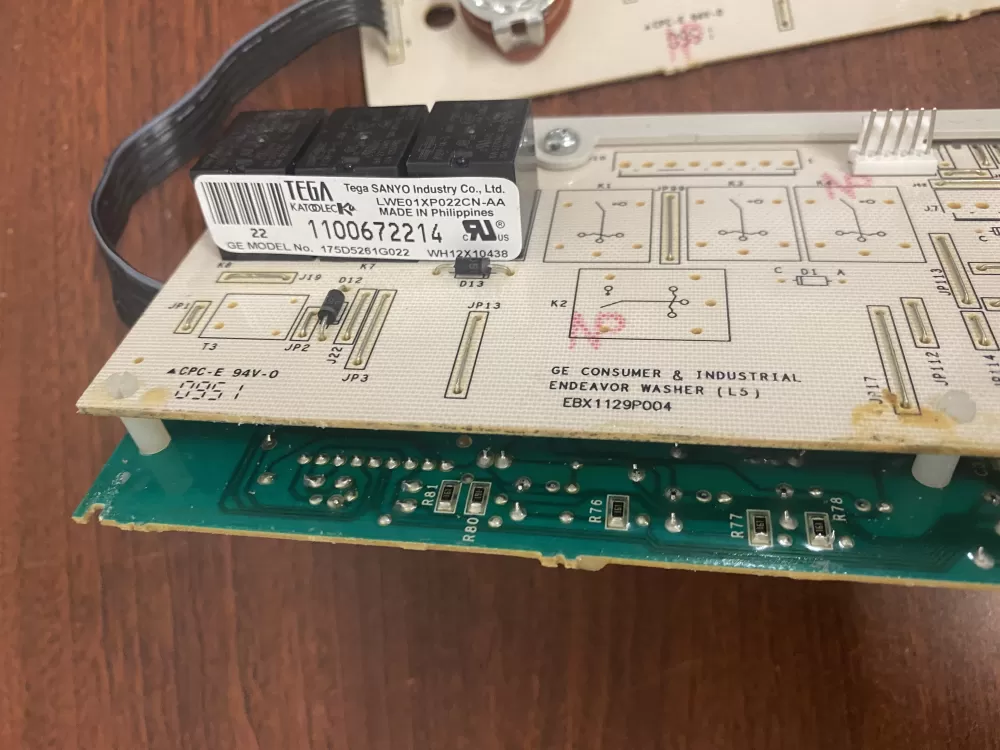 GE WH12X10525 175D5261G022 WH12X10438 Washer Control Board AZ44561 | BK1761