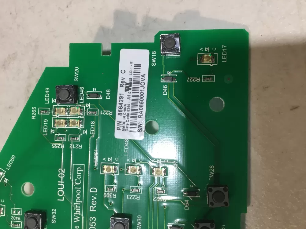 Whirlpool Maytag Kenmore Sears 8564291 Washer Control Board AZ49158 | NR1800
