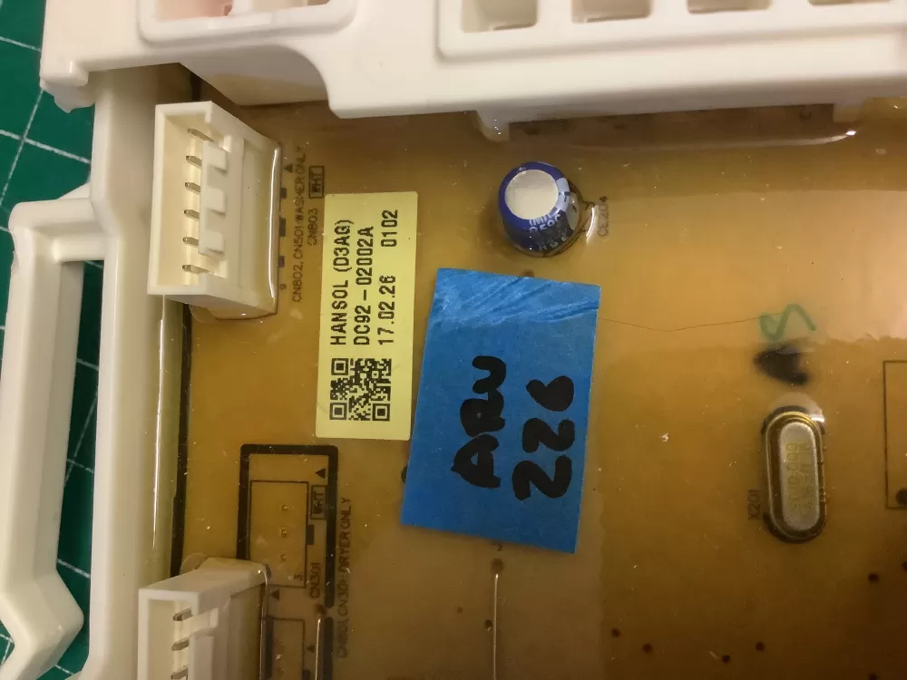 Samsung DC92 02002A Washer Control Board AZ206805 | ARV226