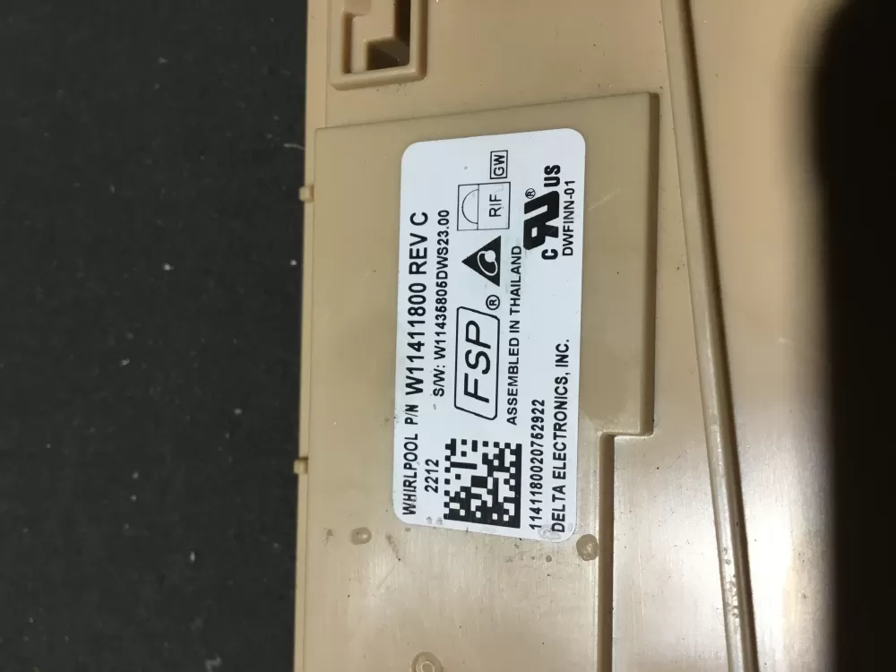 Maytag Whirlpool W11411800 Dishwasher Control Board AZ82468 | NR316