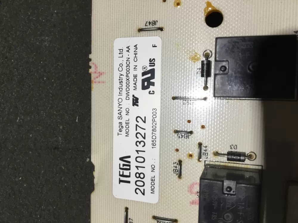 GE 165D7802P003 Dishwasher Control Board AZ104024 | NR371