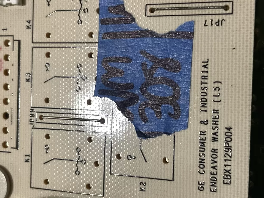 GE 175D5261G030 EBX1129P004 WH12X10481 Washer Control Board AZ29517 | WM308