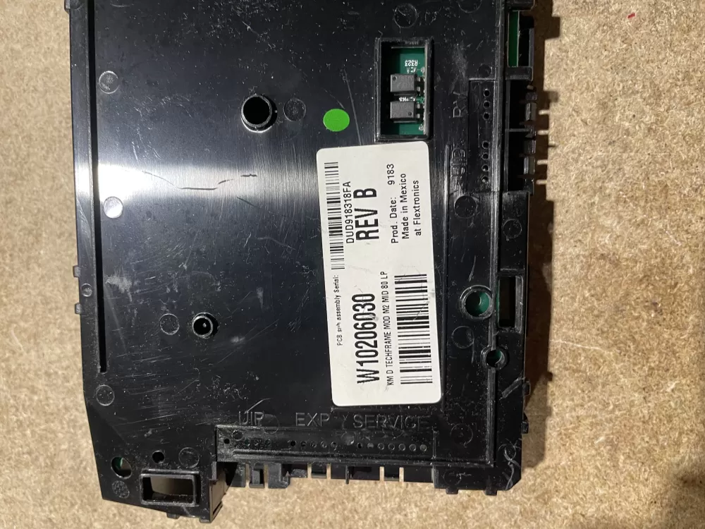 Whirlpool W10206030 AP4568396 Dryer Interface Control Board AZ68307 | KMV521