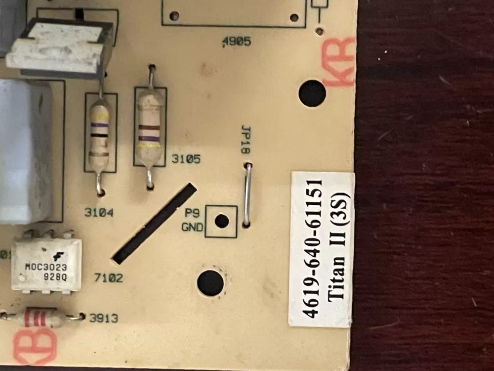 Maytag 4619-640-61151 Microwave Control Board AZ90178 | Wm2062