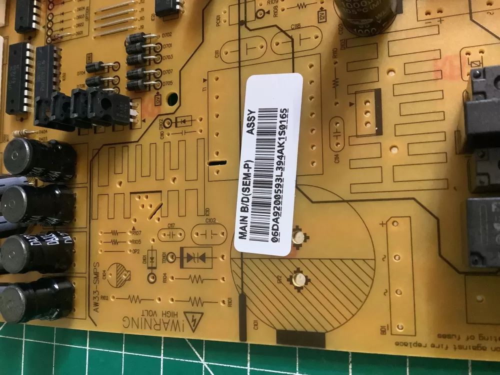 Samsung DA92 00593L Refrigerator Control Board AZ171241 | NR2611