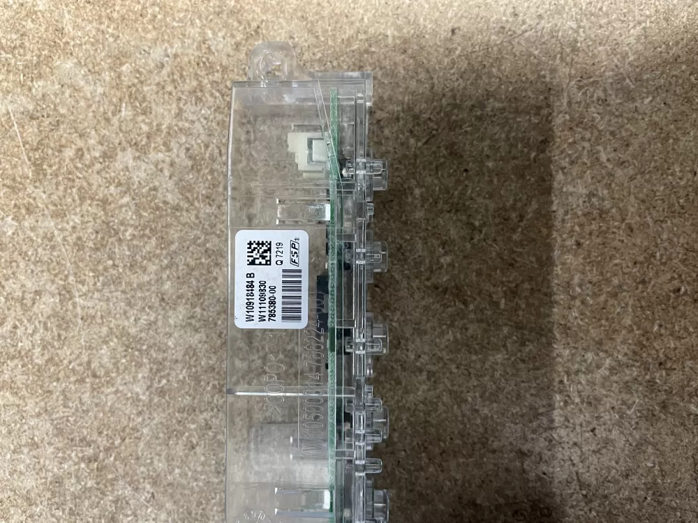 Whirlpool W11028325 Dishwasher Control Board User Interface AZ9580 | KM1499