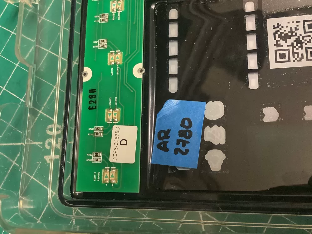 Samsung DC92-01607J DC94-06643A Dryer UI Control Board AZ199587 | AR2780