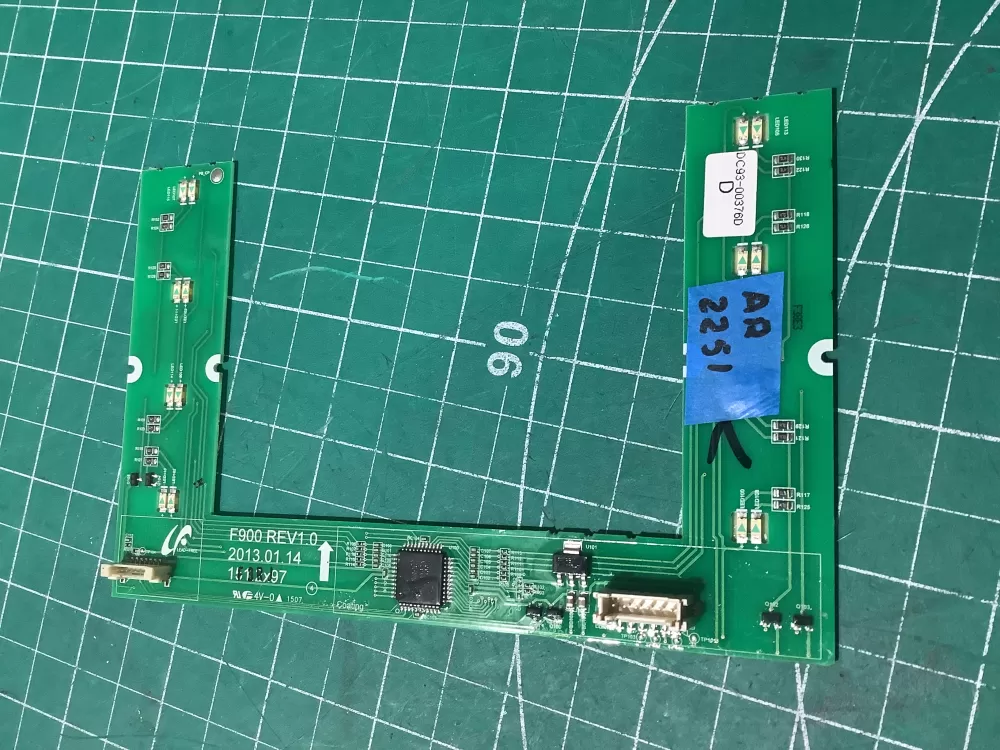 Samsung DC92-01607J DC94-06643A Dryer UI Control Board AZ193166 | AR2251