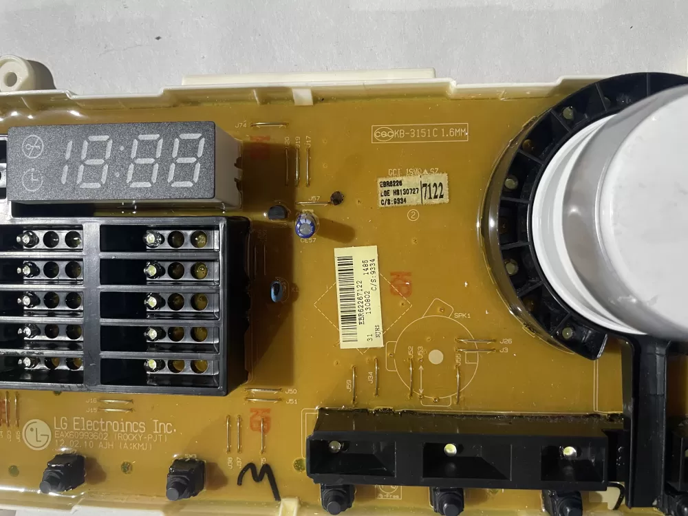LG EBR62267117 EBR62267122 PS7792454 Washer Control Board AZ194055 | KMV26