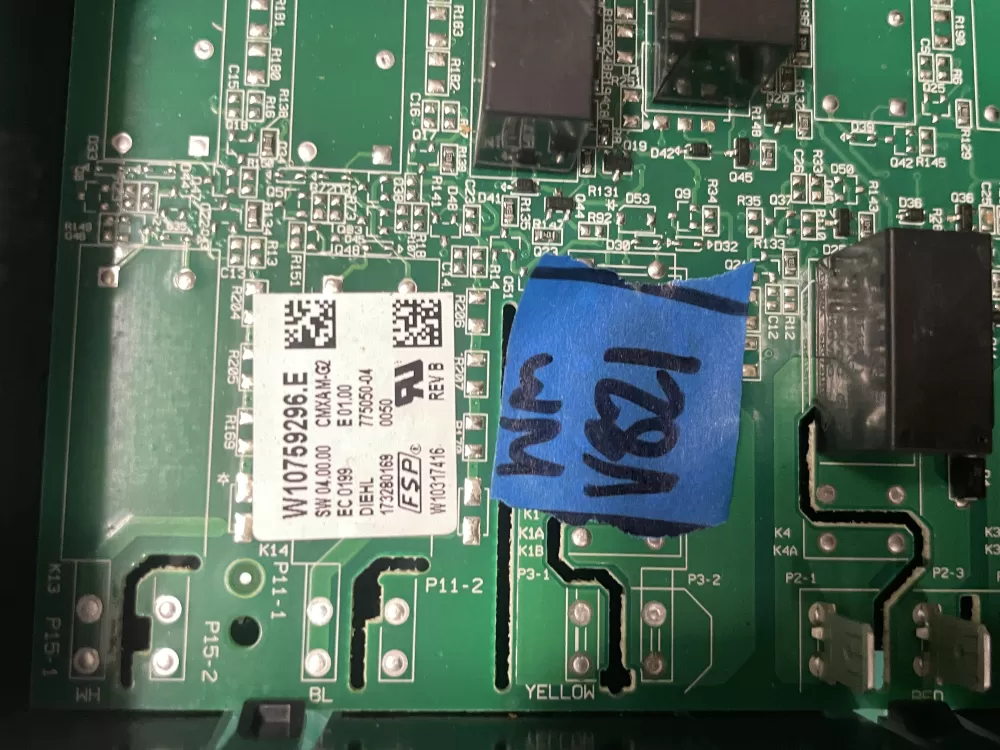 Whirlpool W10759296 Range Control Board AZ202427 | Wmv821