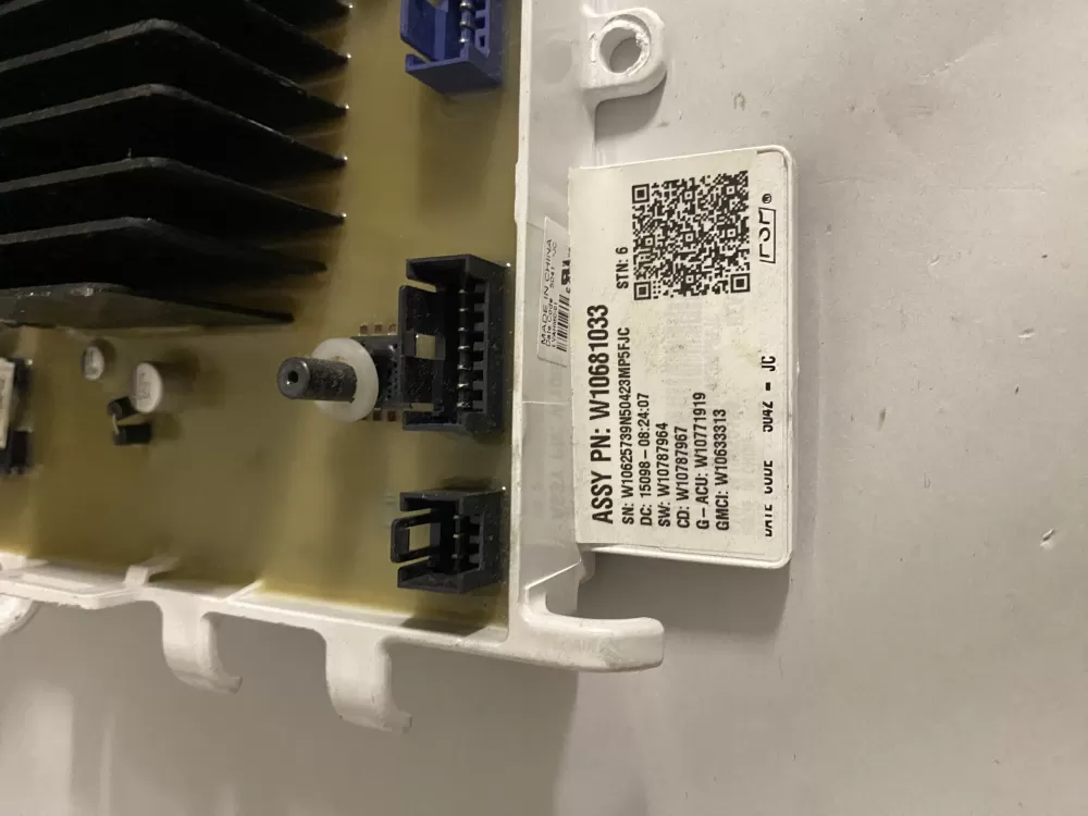 Whirlpool W10681033 W10812422 PS11723056 Washer Control Board AZ197598 | BKV896