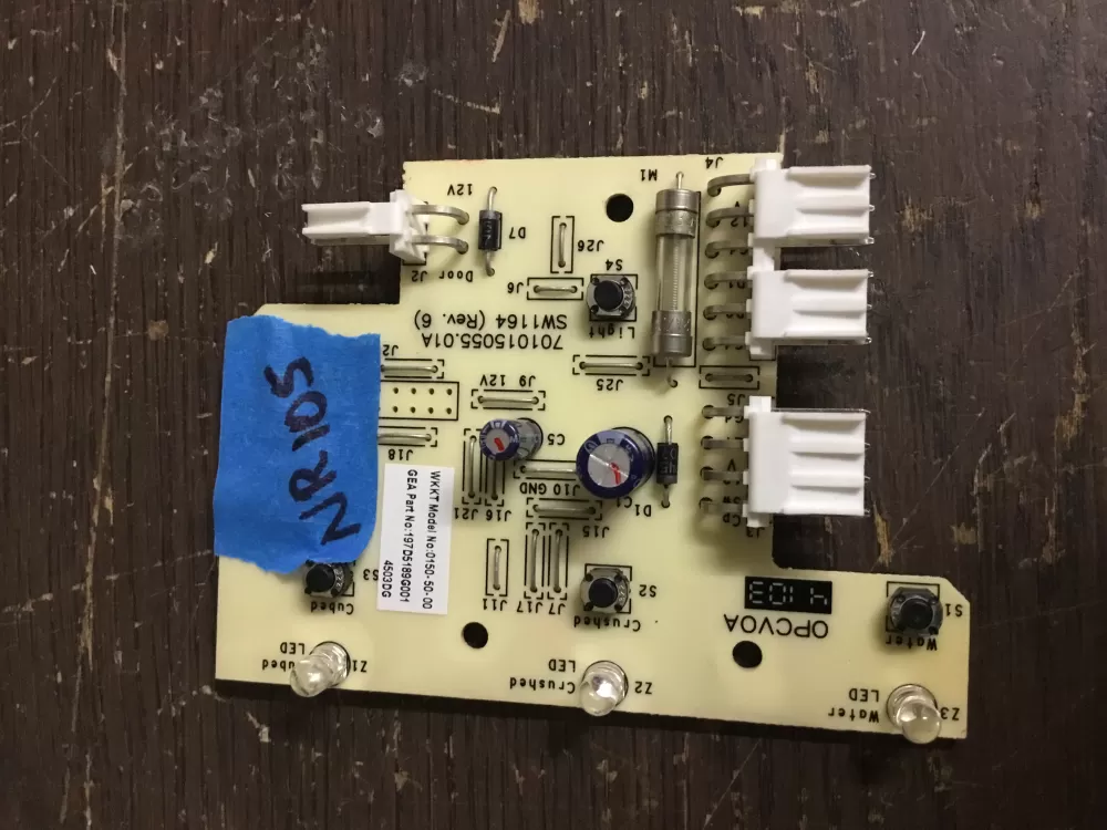 GE 197D5189G001 Refrigerator Control Board AZ21516 | NR105