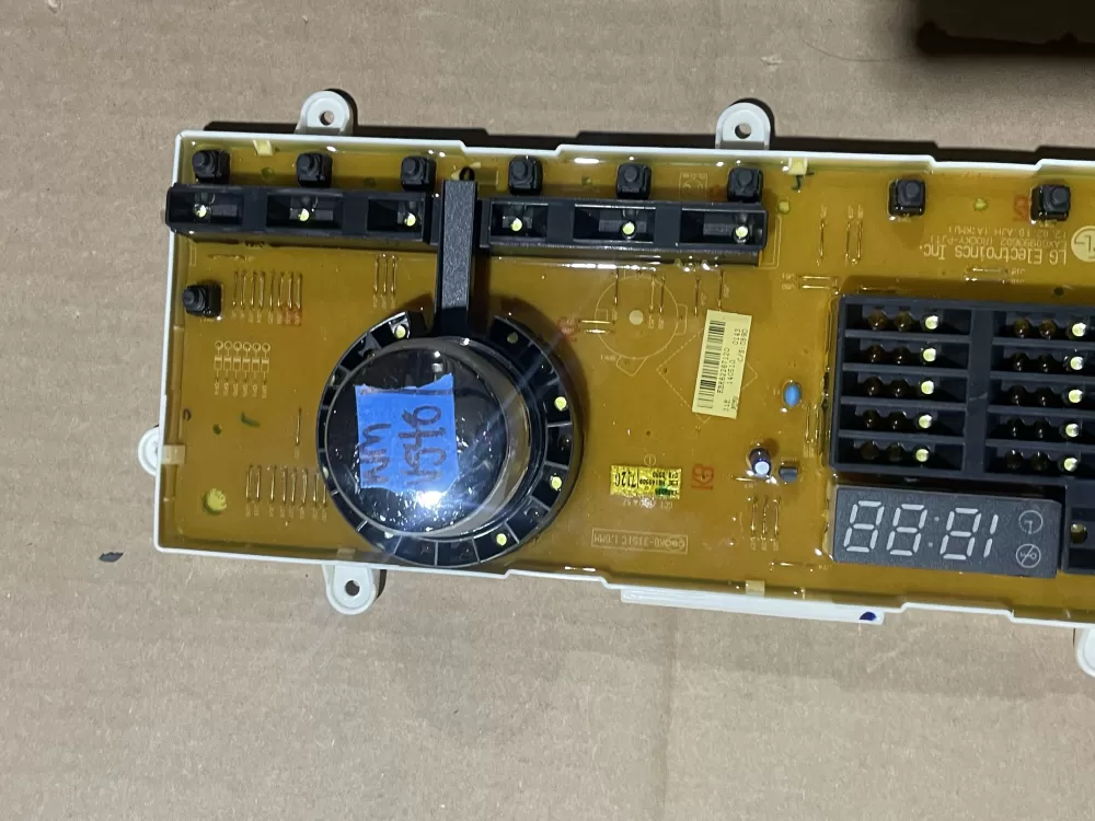 LG EBR62267120 Washer Control Board AZ93769 | Wmv548
