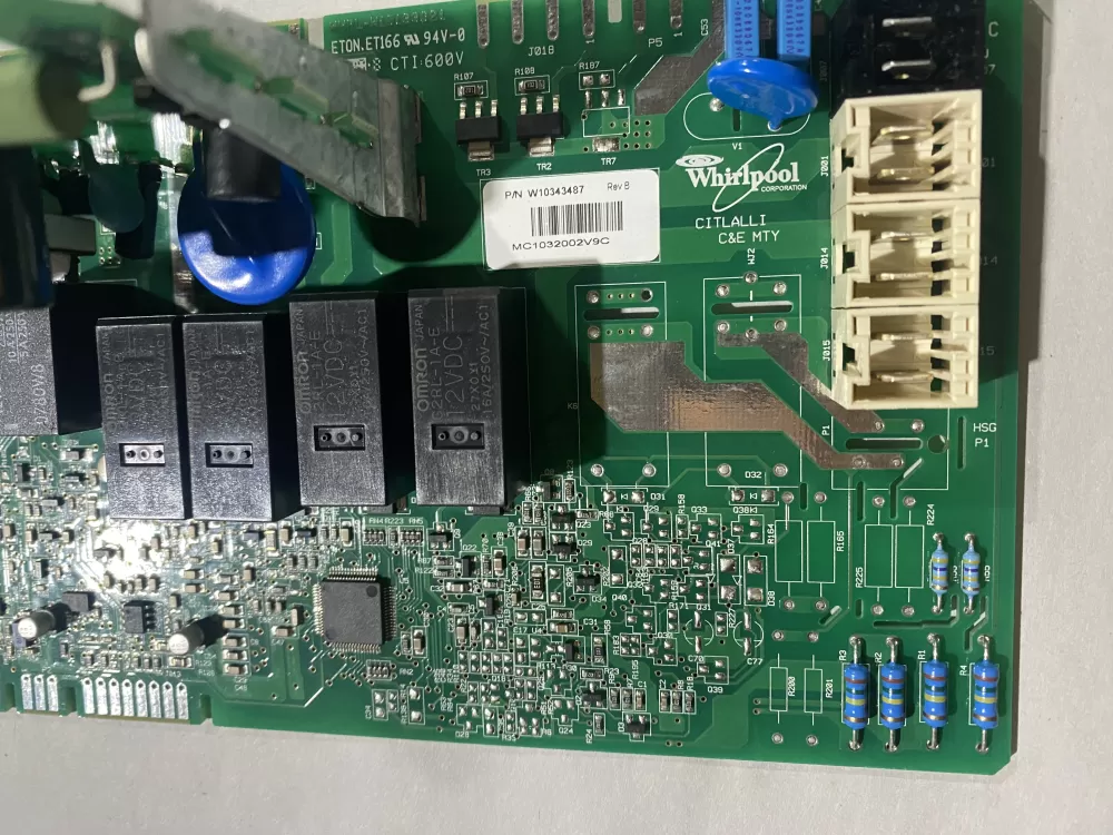 Whirlpool W10343487 Washer Control Board CCU AZ194532 | BK1738