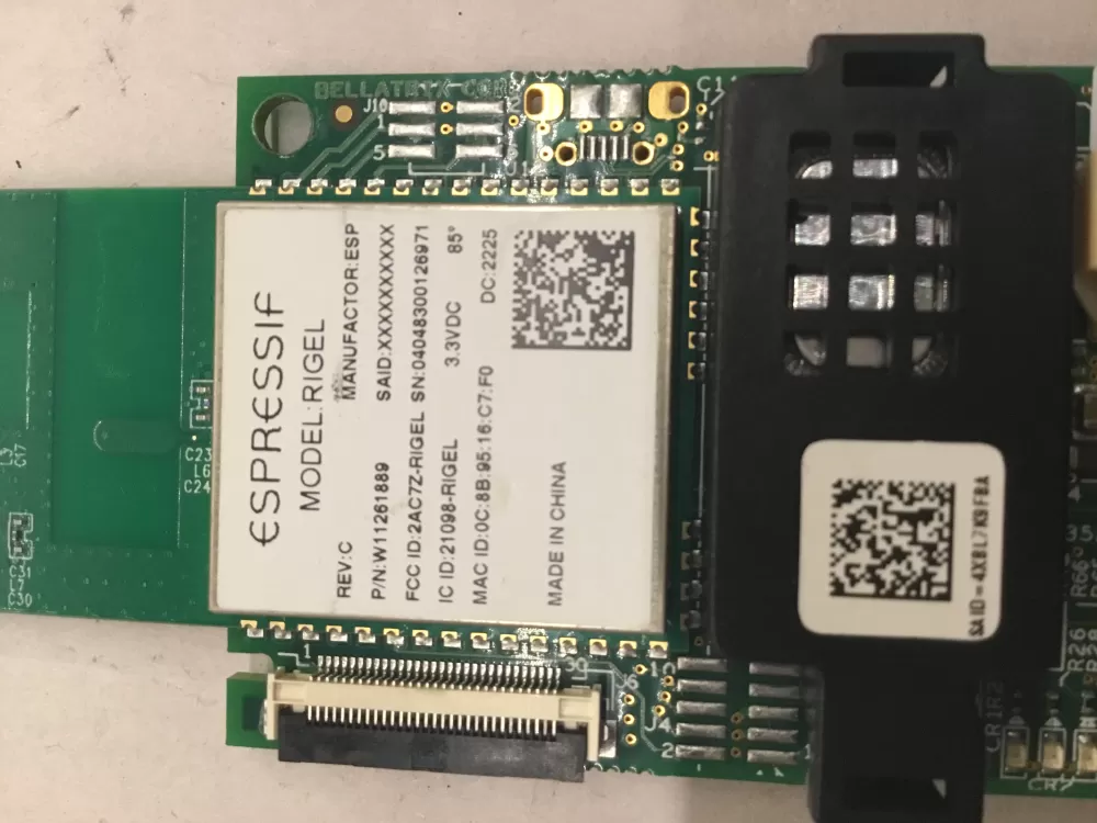 Whirlpool W11261889 Washer Or Dryer Bluetooth Control Board AZ99862 | BG1154