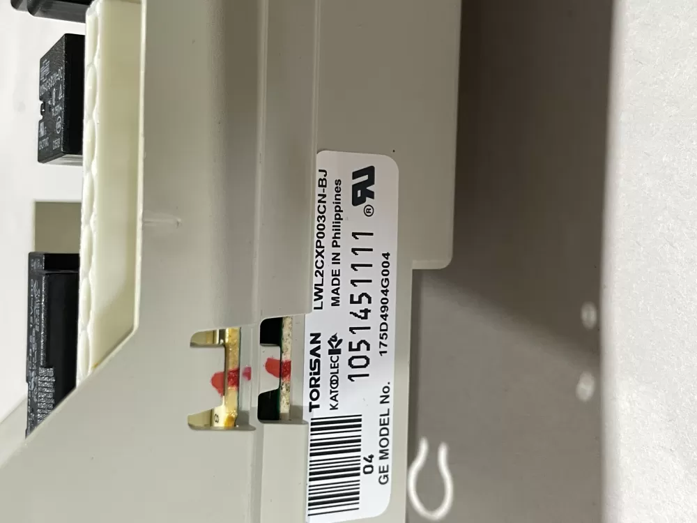 GE 175D4904G004 WH12X10323 Washer Control Board AZ111440 | Wmv656
