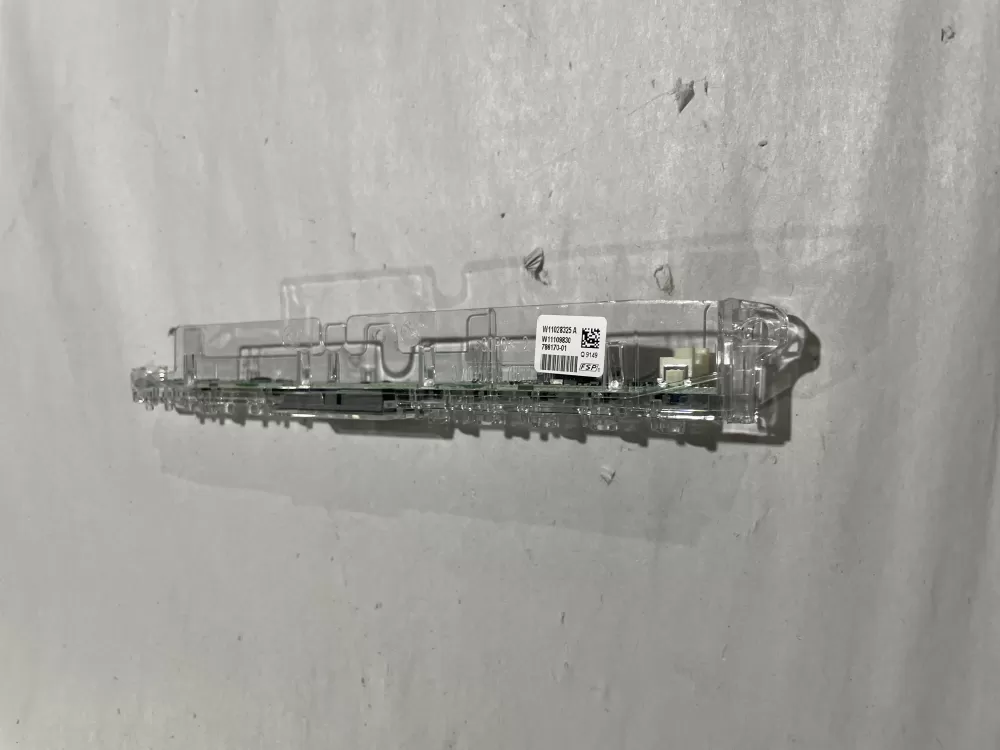 Whirlpool W11028325A  W11028325  W11109830 Dishwasher User Interface Board