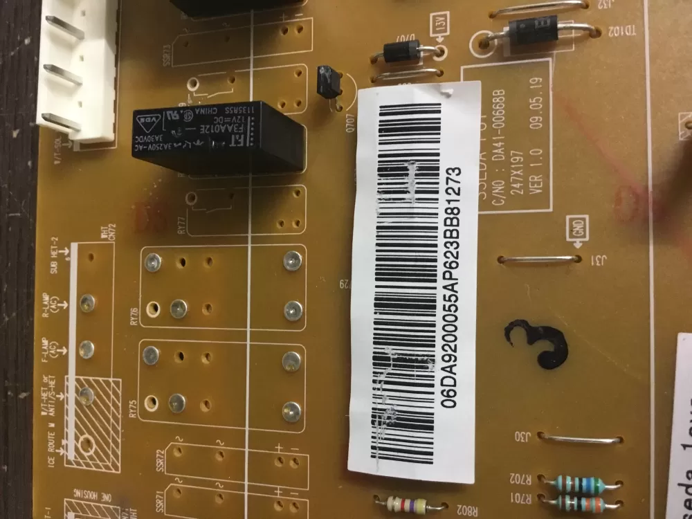 Samsung AP4909012 DA92-00055A Refrigerator Control Board AZ19181 | NR58