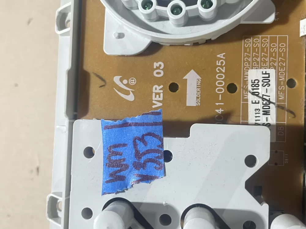 Samsung DC92-00124A MFS-MW3E27-S0LF Washer Control Board AZ70793 | Wmv378