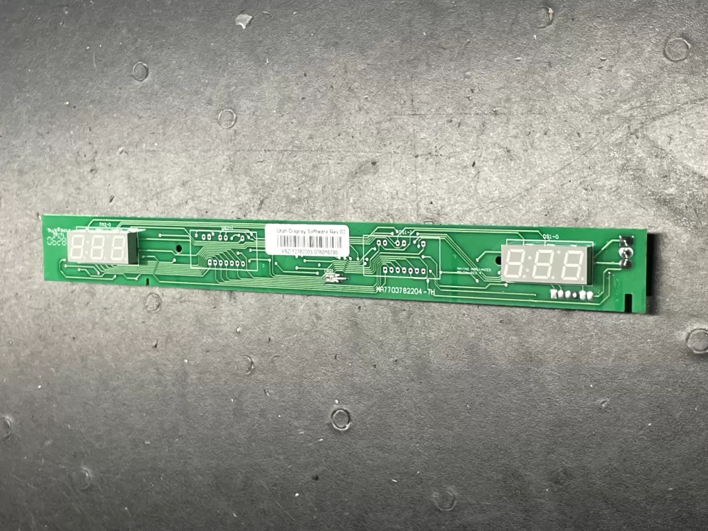 Maytag  KitchenAid  Jenn-Air  Admiral  Dacor  Kenmore WPW10207861  AP6017093  W10207861  12782203  12782203SP  12782205  12782205SP  1468995  67005397  67005400  8208269  PS11750388  MA7703782204-TH Refrigerator Control Board Temperature Display