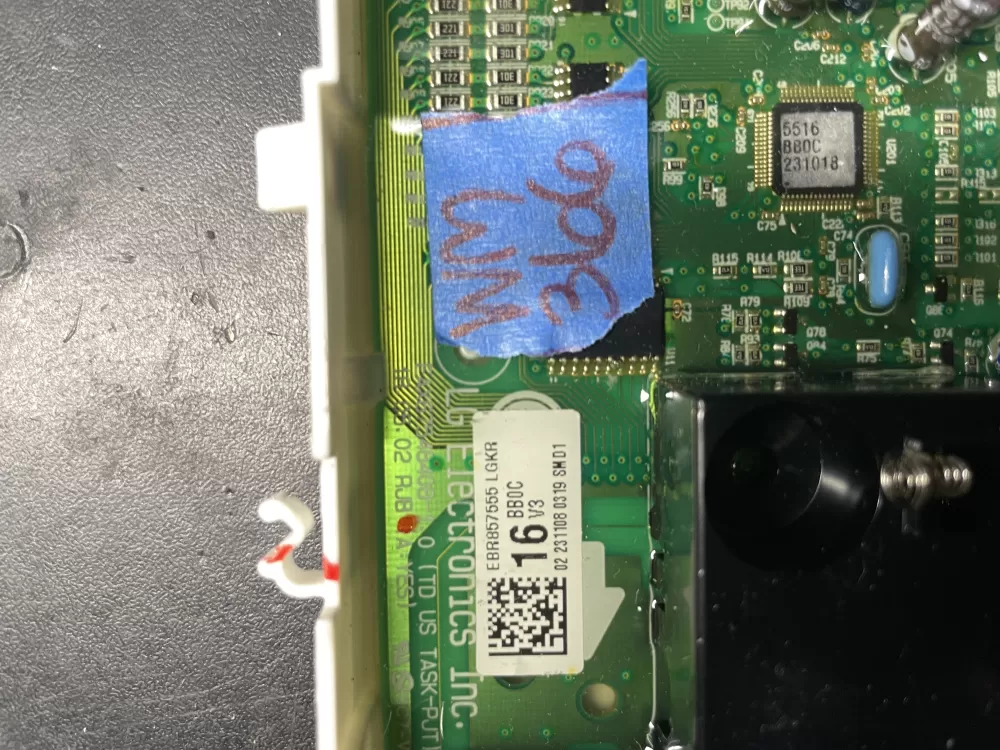 LG EBR85755516 AP7195888 Washer UI Power Control Board AZ36932 | Wm366