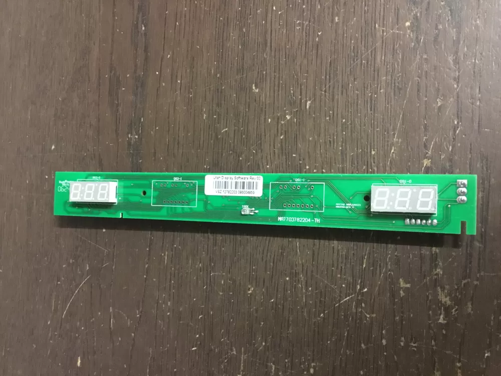 Maytag  KitchenAid  Jenn-Air  Admiral  Dacor  Kenmore WPW10207861  AP6017093  W10207861  12782203  12782203SP  12782205  12782205SP  1468995  67005397  67005400  8208269  PS11750388  MA7703782204-TH Refrigerator Control Board Temperature Display