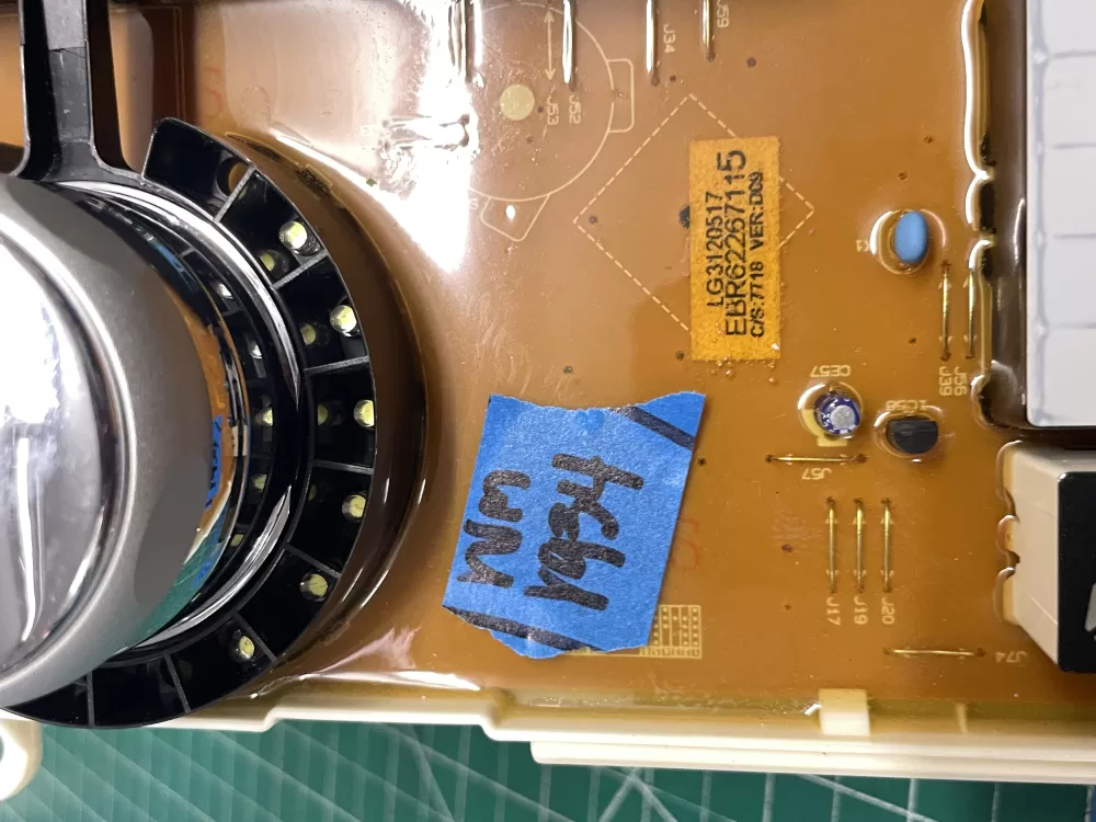 LG EBR62267115 EBR62267118 EBR62267128 Washer Control Board AZ210995 | Wmv934
