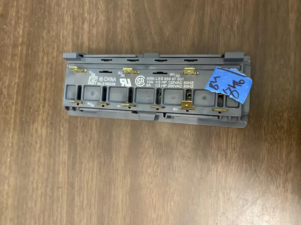 Kenmore WP2180236 Refrigerator Control Board Dispenser Switch AZ80520 | BK846