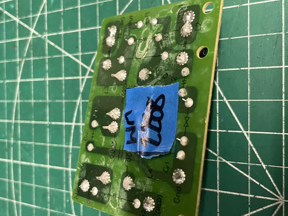 Samsung 00043D 00022B Refrigerator Control Board Noise Filter AZ207297 | Wm2288