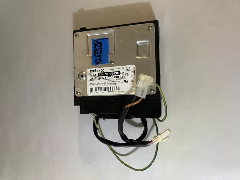 GE 200D5948P023 Refrigerator Inverter Control Board Wr87x29409 AZ129760 | KM2328