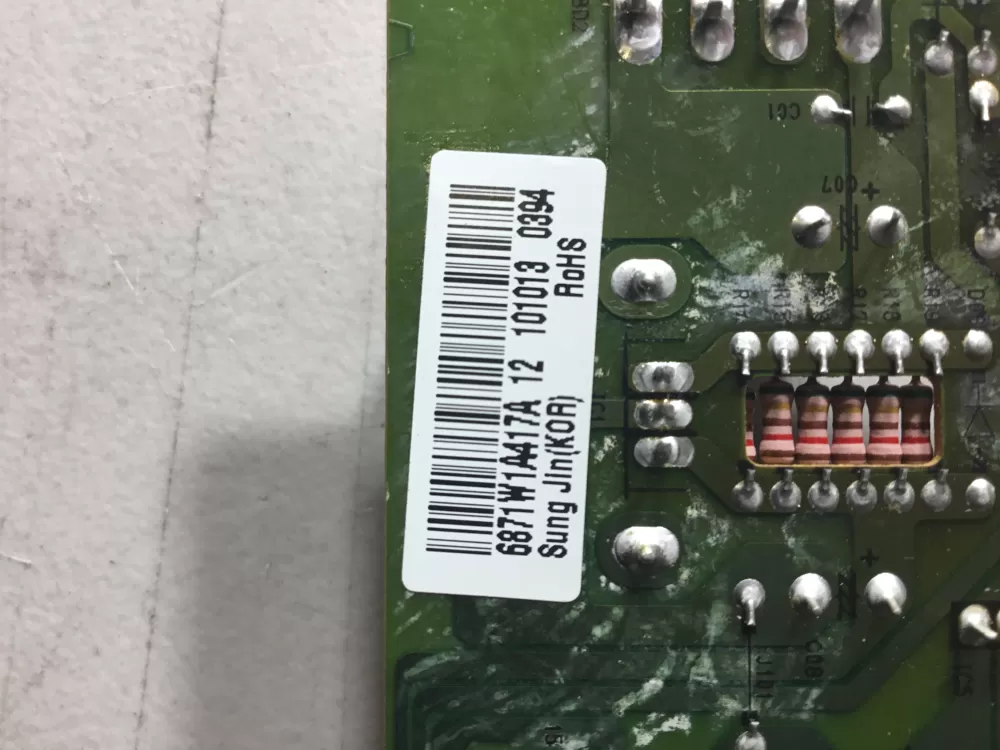 LG Wb27x10861 6871w1a417a Microwave Control Board Power AZ45245 | NR1681