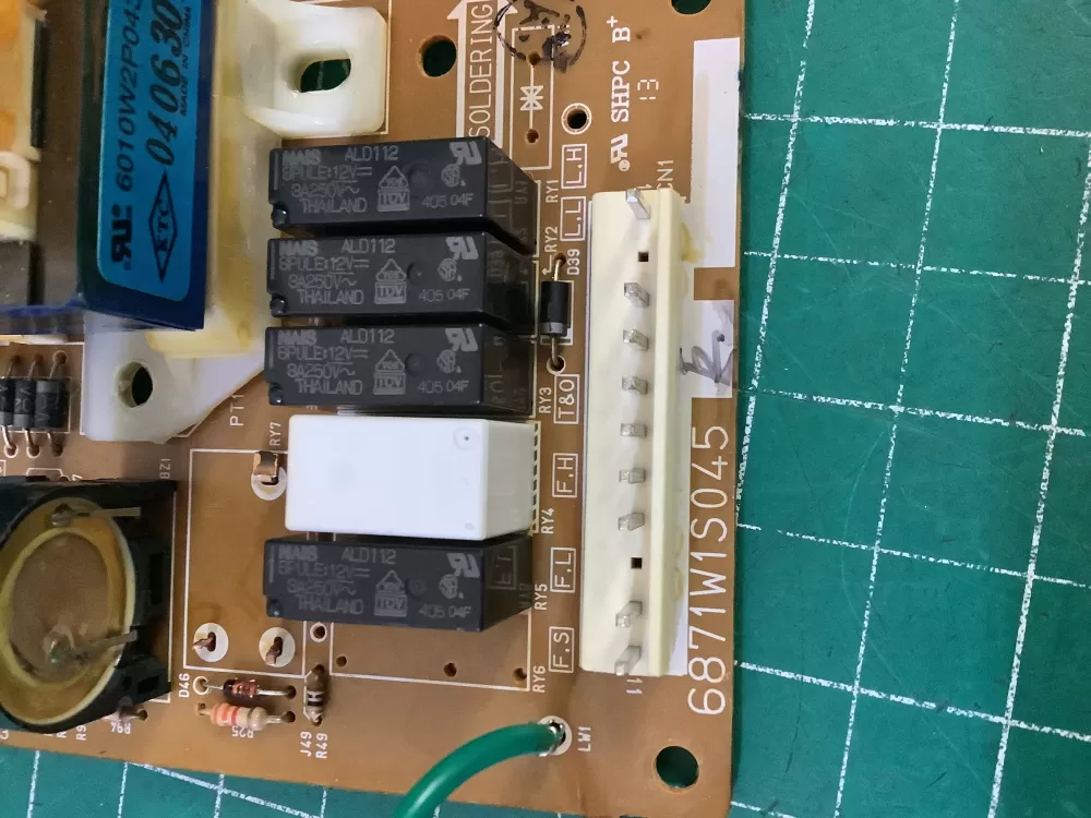 LG 6871W1S045E Microwave Control Board AZ196440 | NR307
