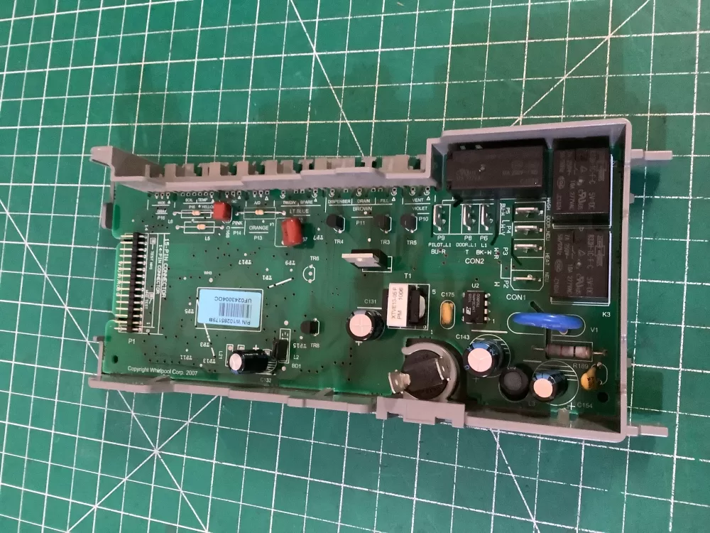 Whirlpool  Maytag  KitchenAid  Kenmore AP6018710 W10130968 W10208674 W10285179 WPW10285179 PS11752012 Dishwasher Control Board