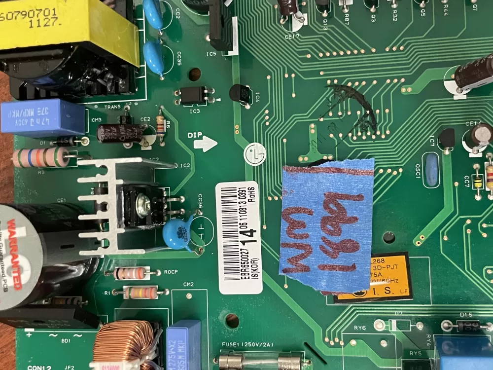 LG Kenmore EBR65002714 Refrigerator Control Board AZ52370 | Wm1899